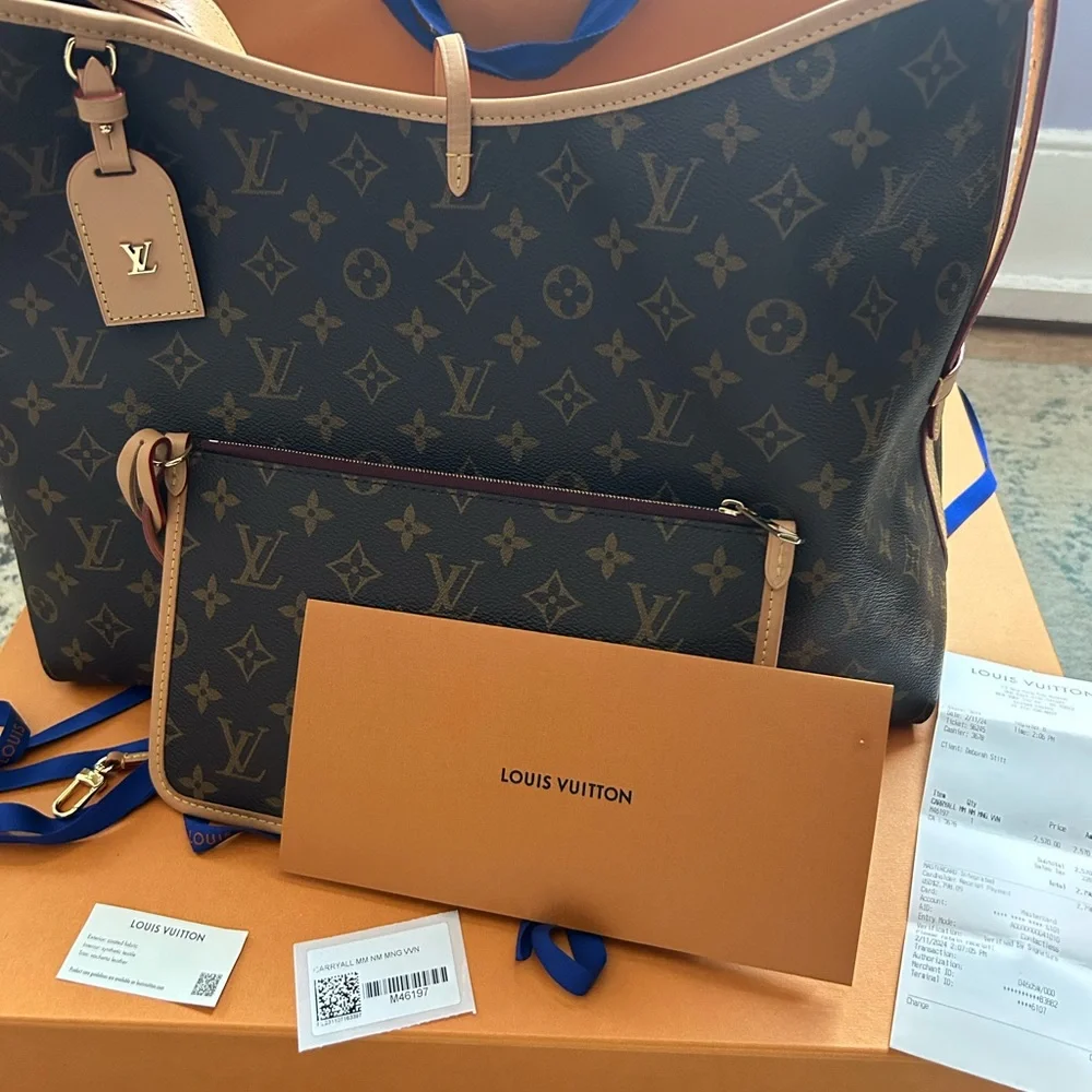 TRADE AUTHENTIC Louis Vuitton Carry All MM - Picture 1 of 10